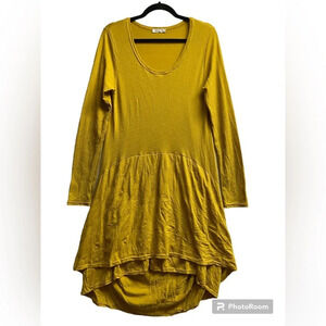 Banana Blue wool/ nylon blend long sleeve  midi dress Sz XS